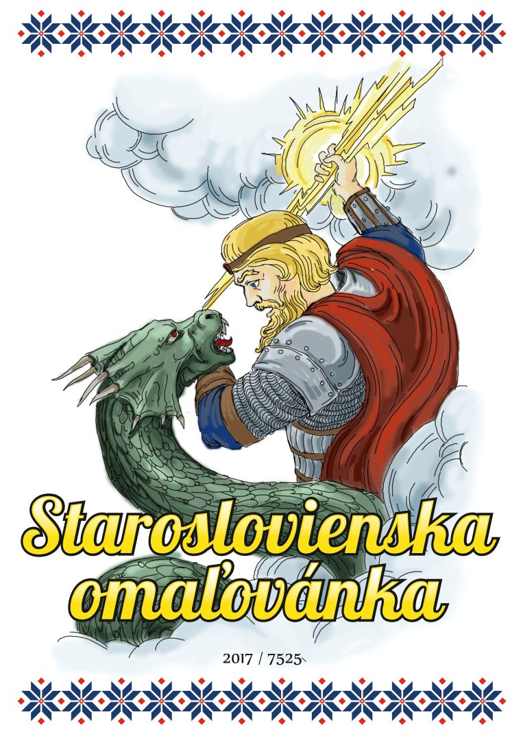 OBALKA22 staroslovienska omalovanka